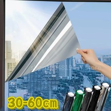 One Way Window Privacy Tint Film Anti Look Vinyl Mirror Self-adhesive Film Sun B