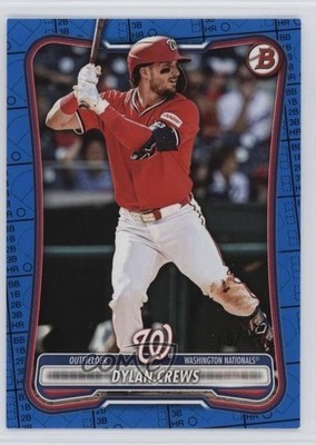 2026 Bowman Blue Pattern 105/150 Dylan Crews #54 0rz7
