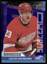 2021-22 Upper Deck Ice #V-60 Lucas Raymond Sub Zero Rookie Variants