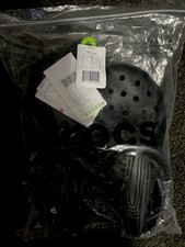 Brand New Classic Black Crocs Clogs Size Womens 10 Mens 8 Still In Bag With Tags