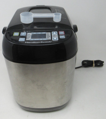 HAMILTON BEACH 1.5-2 LB. DIG. BREAD MAKER BLACK BM09 ARTISAN BREAD MACHINE 29882