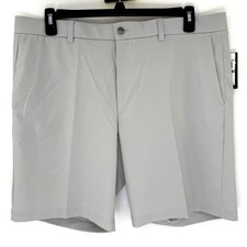 Callaway Golf Shorts Mens 38 High Rise Gray Opti-Dri Stretch 9" Inseam CGBSE0W5