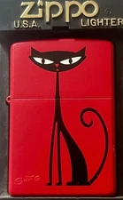 Zippo Shag (Josh Agle) Black Cat Limited Edition Used