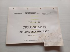GARELLI 50 Ciclone 5V - Self Mix LC 1984-85 catalogo ricambi TELAIO originale