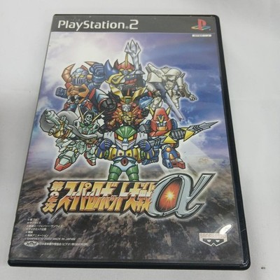 Super Robot Wars Alpha 2 2nd α Dai-2-ji Playstation2 PS2 sony Used Tested JPver