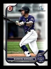 2022 Bowman Prospects #BP-46 Warming Bernabel - Colorado Rockies
