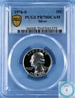 1976-S Proof Washington Quarter PCGS PR70DCAM Silver - BiCentennial w/Rev