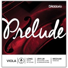 D'Addario Prelude Series Viola A String 16 Long Scale