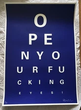 Affiche Alex Bucklee - Eye Test - Édition Limitée