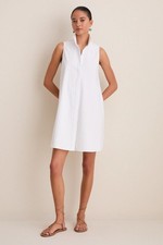⭐NWT | Tuckernuck | Women's XXS | White | Charlie | Sleeveless | Dress