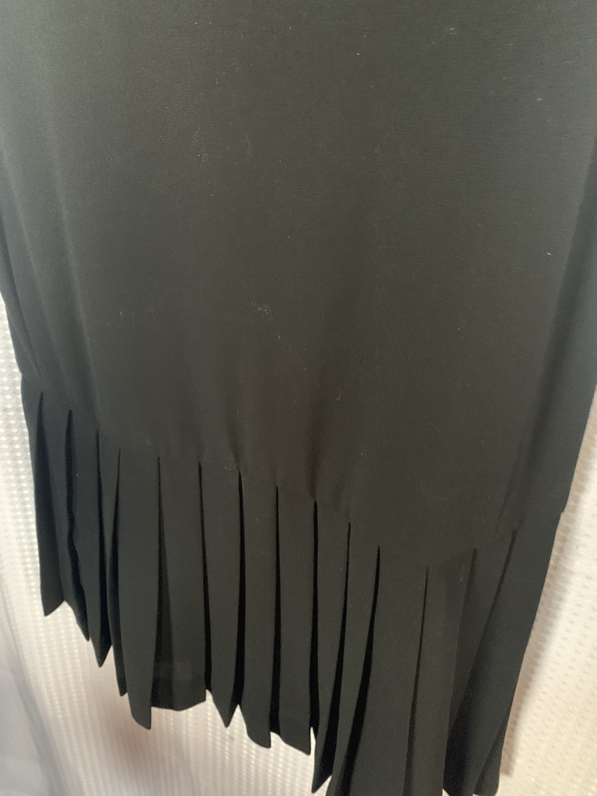 MS Chaus Black Basic Black Fitted Short Sleeved D… - image 4