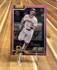 2026 Topps Series 1 - Joey Bart SP Pink Foil Rare Card # 207 Pittsburgh Pirates 