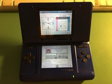 Nintendo DS Original NTR-001 Blue Handheld Console with Pokemon Pearl