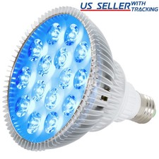 ABI True 24W Blue LED PAR38 Grow Light for Aquarium and Plant Growth 450-460nm