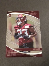 Trey Amos 2025 Panini Absolute Football RC #190 Washington Commanders
