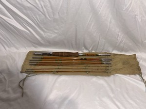 ANCIENNE CANNE À Pêche Bambou IDEAL SPORT Bamboo