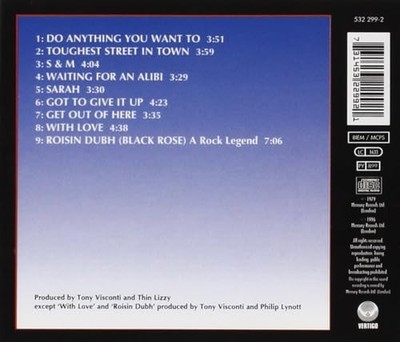 Thin Lizzy - Black Rose - Thin Lizzy CD FDVG The Cheap Fast Free Post