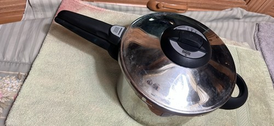 #ad Kuhn Rikon Pressure Cooker Duromatic 5 L Stainless 18 10 Swiss Stove Top 3916 $60.00