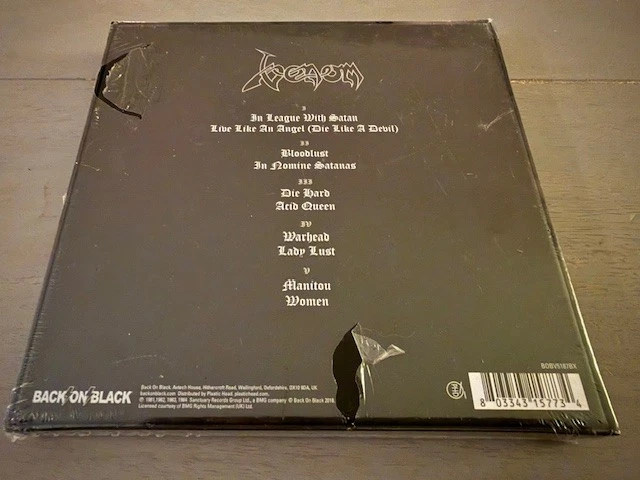 VENOM - THE SINGLES ORG LIM. 5X 7" BOXSET (SPLATTER)      HELLHAMMER,BATHORY - Image 3 of 3