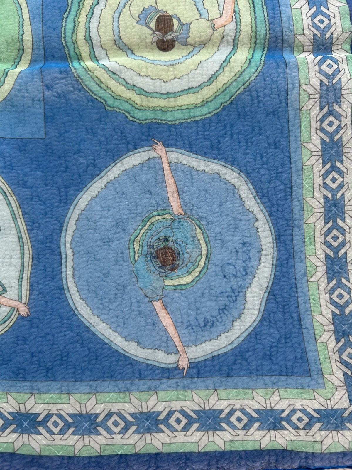 Hermes Belles du Mexique rare silk Scarf in original Box - 35" - Mint Condition image 4