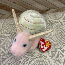Ty Beanie Baby SWIRLY the snail with Tags 1999 Retired