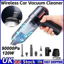 Powerful Car Vacuum Cleaner Wet/Dry Cordless Strong Suction Handheld Cleaning UK