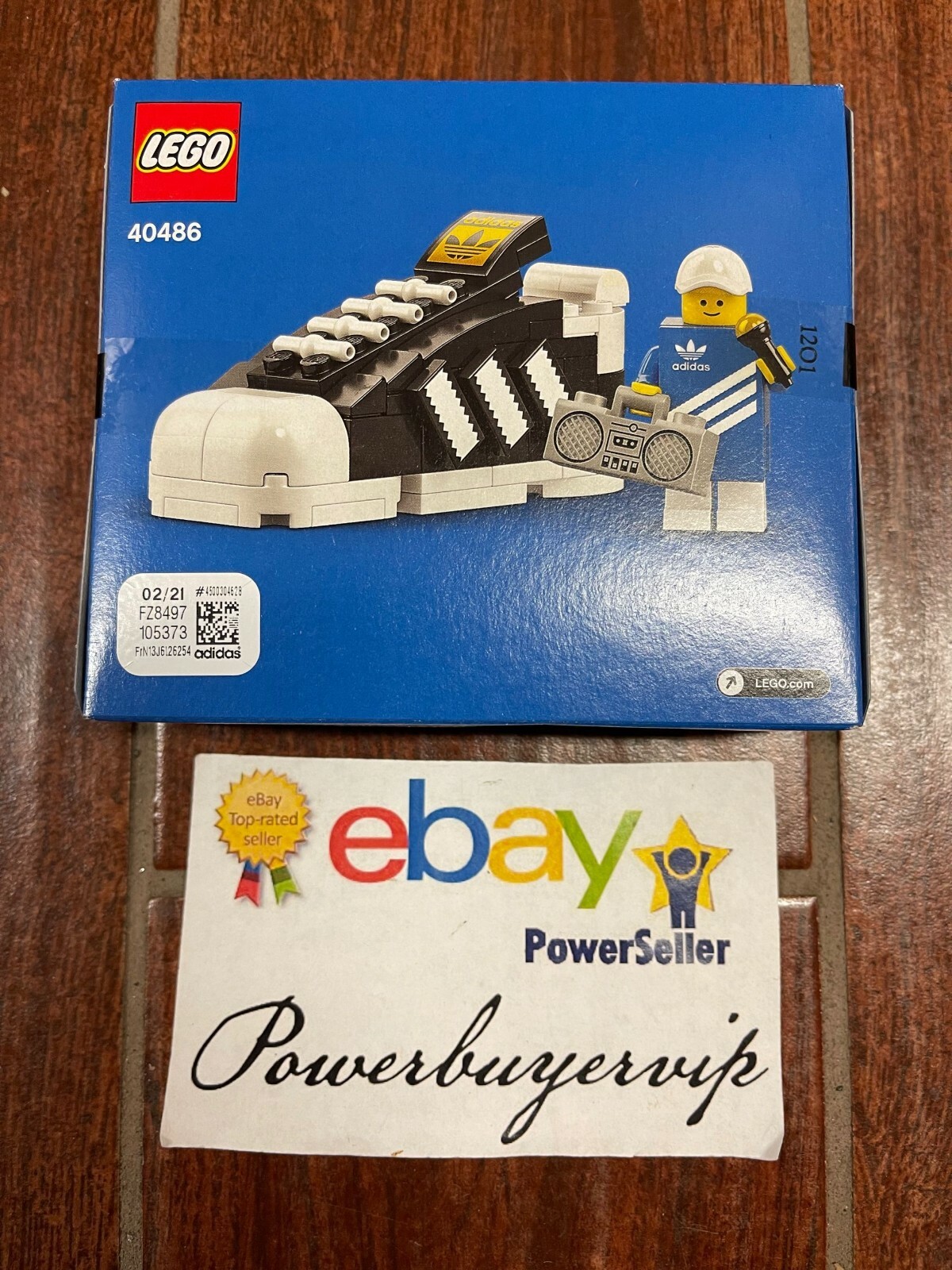 NEW Lego 40486 Adidas Originals Superstar Shoe 2 DAY GET