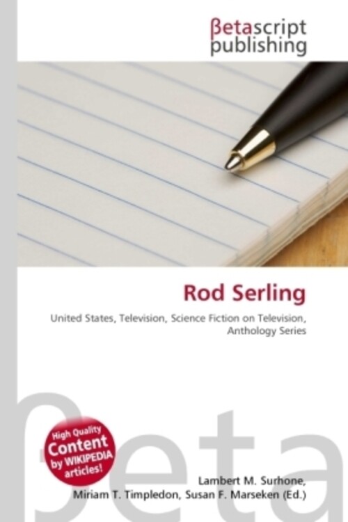 Thumbnail - Lambert M. Surhone (u. A.) | Rod Serling | Taschenbuch | Englisch