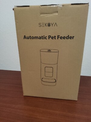 Automatic Pet Feeder with HD Camera, Food Dispenser for Cats and Dogs 