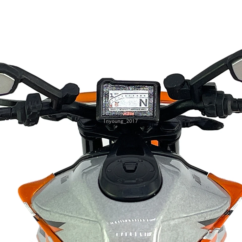 1:12 KTM 1290 Super Duke R Motorcycle Model Diecast Toy Vehicle Boys Toys Kids - Image 3 of 4