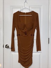 Womens Sexy Bodycon Mini Dress Ladies Autumn Party Long Sleeve Short Dresses US