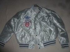 VINTAGE EL MIRAGE SOFTBALL CLUB SATIN BASEBALL JACKET SIZE LARGE HILTON PHOENIX