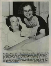 1951 Press Photo Mrs. G. Colvin Told Tomorrow She Has Less Than 60 Days To Live