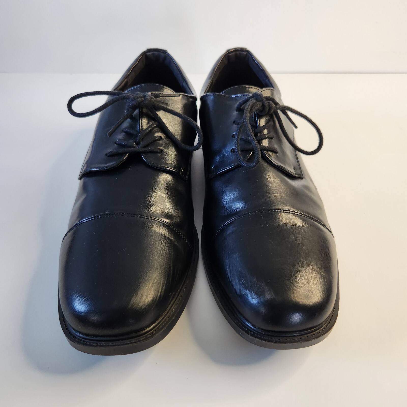 SAOLA Croft & Barrow Abito Oxford Uomo CBaffleck Cap Toe Nero Taglia 10 5 M
