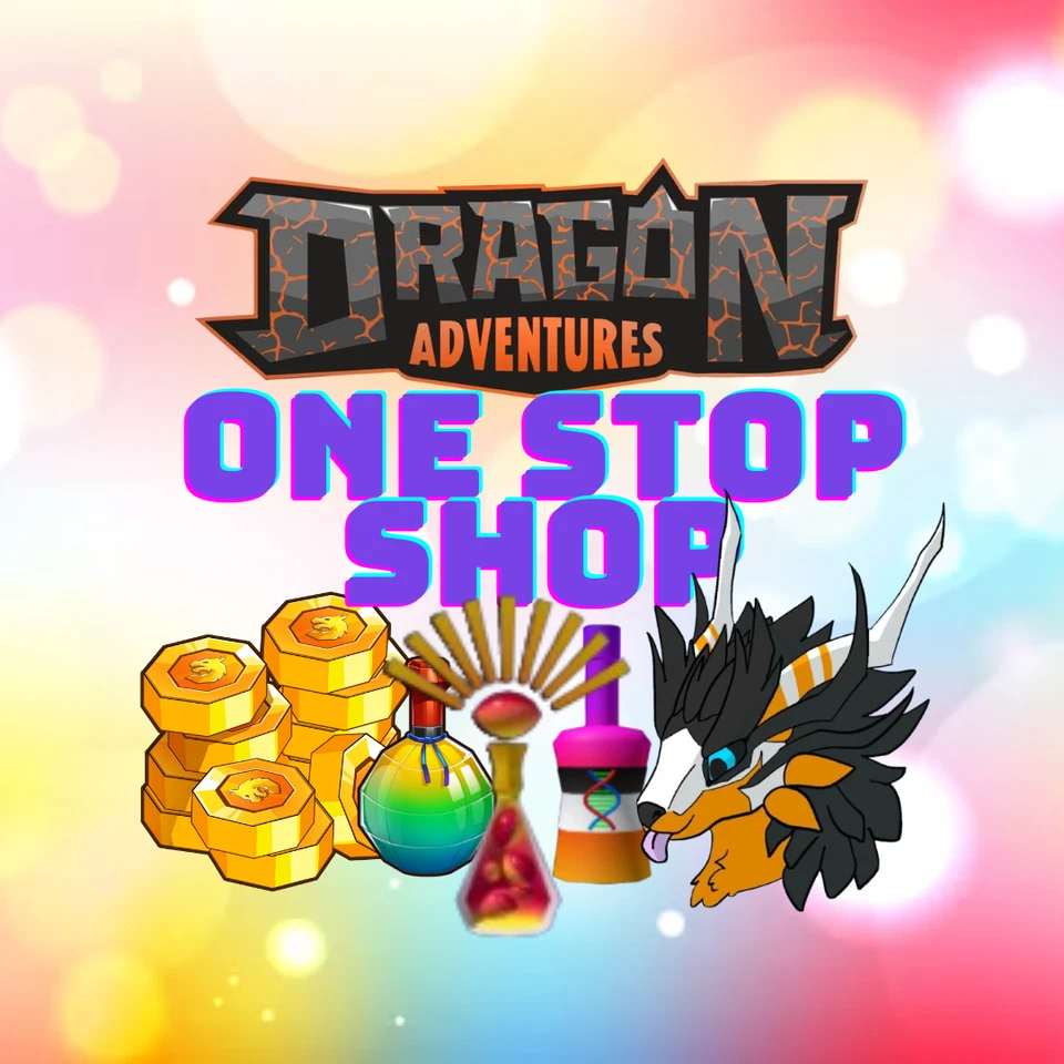 DRAGON ADVENTURES Coins, Potions, Dragons🐲 One Stop Shop for all your needs🐲
