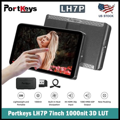 Portkeys LH7P 7inch Camera Monitor 1000nit 1920 x 1080 IPS with Wireless Module 