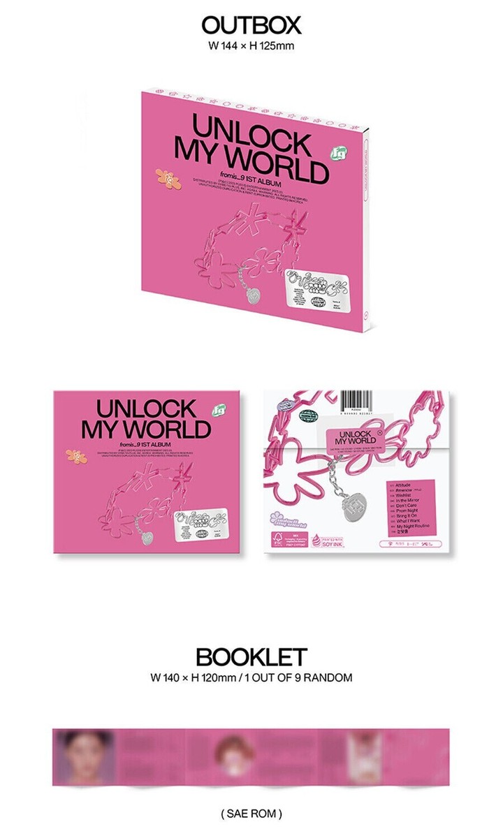 FROMIS_9 [UNLOCK MY WORLD] 1st Album COMPACT Ver SEOYEON/ CD
