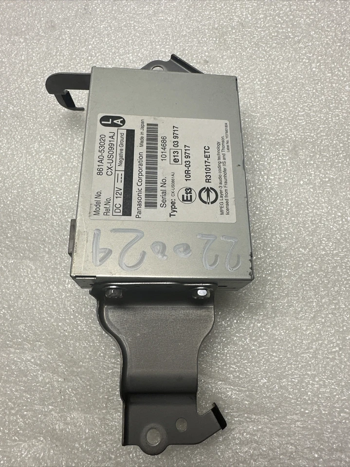 Módulo de interfaz multimedia Lexus IS250 IS350 2007-2012 OEM 861A0-53020 Foto 3 de 4