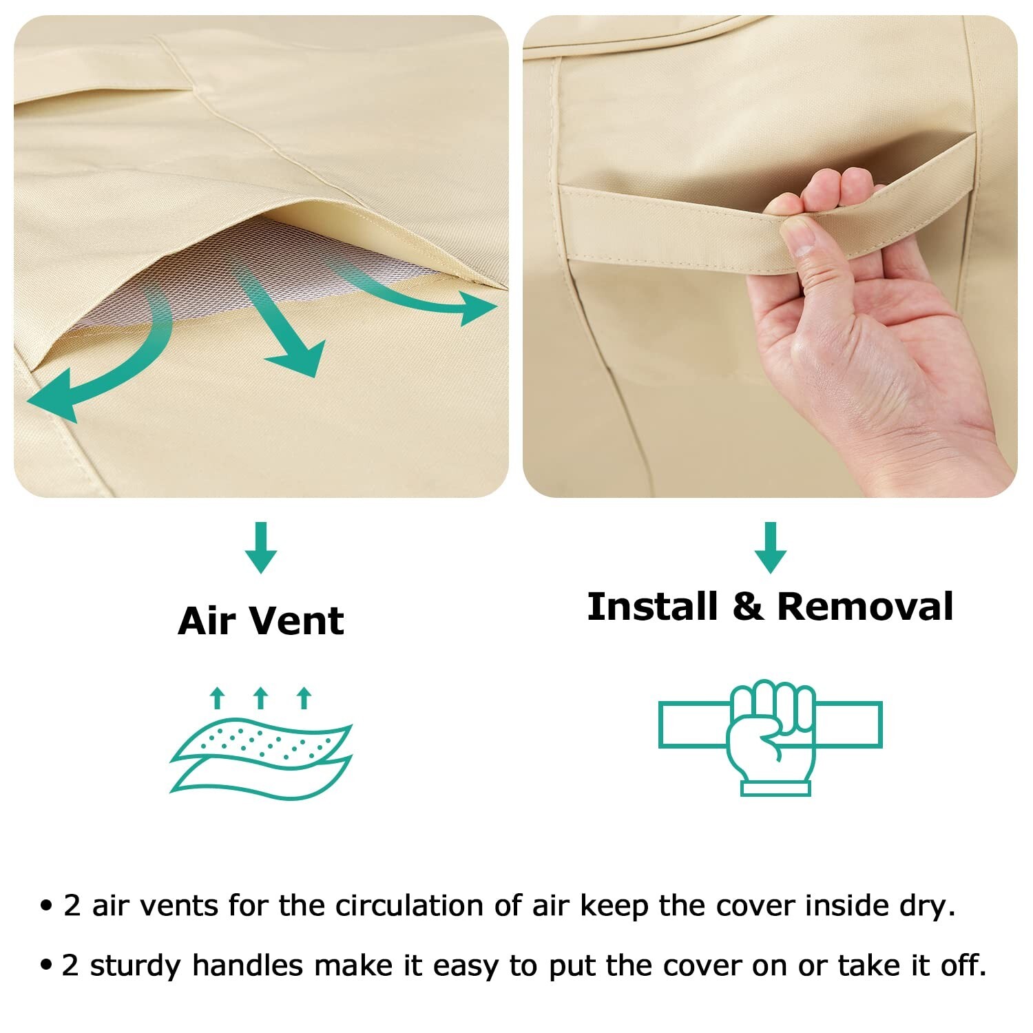 Patio Furniture Covers for Table Chairs Set, Outdoor Furniture Cover Waterpro...