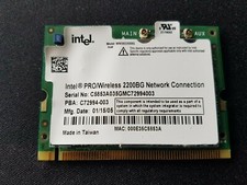 Carte wifi Intel(R) PRO/Wireless 2200BG/2915ABG