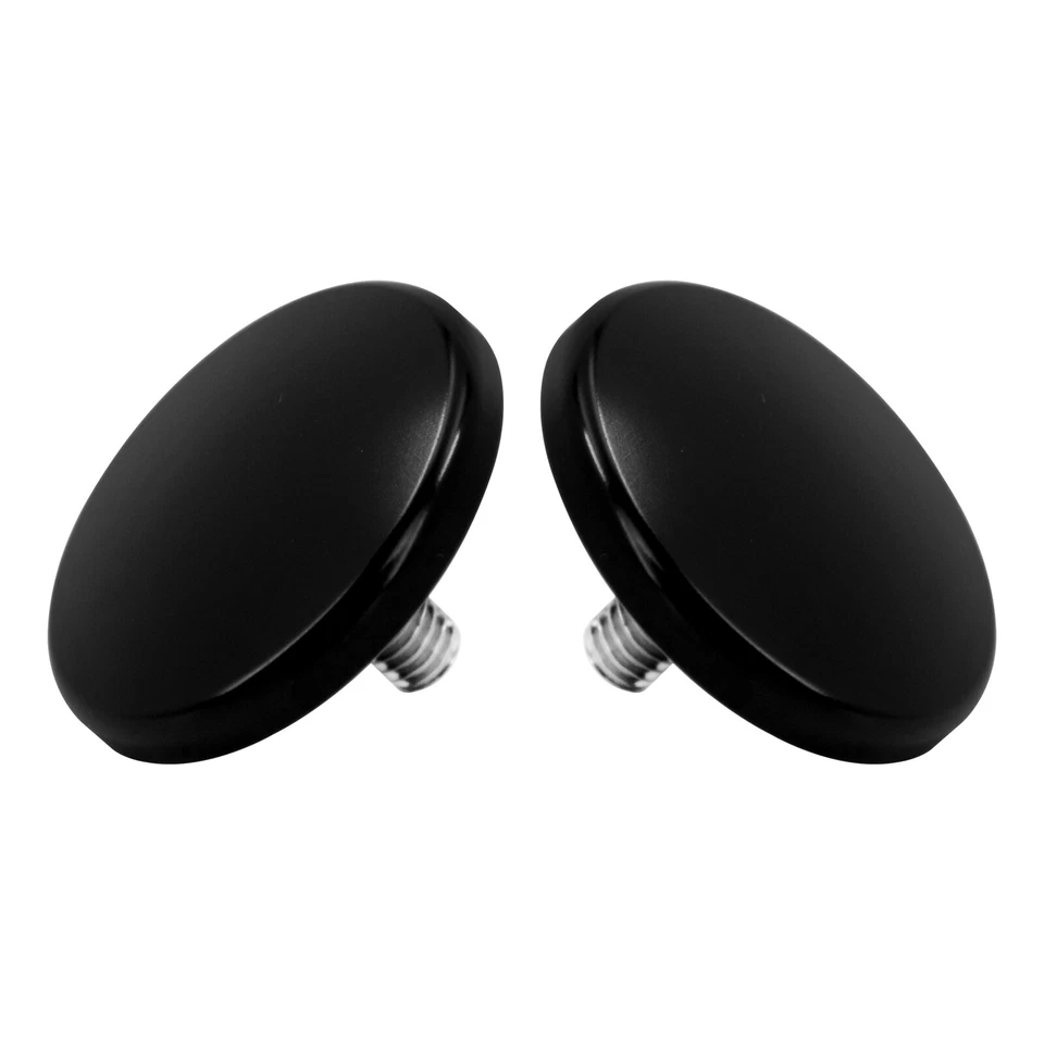 2 tapones de corte de orificio de espejo para carenado de motocicleta aptos para Harley Street Glide Foto 4 de 4