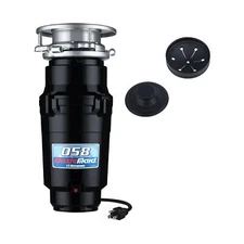Waste Maid 10-US-WM-058-3B Garbage Disposal Anti-Jam Stainless Steel Food Was...