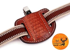 GENUINE LEATHER HAND CRAFTED BELT SHEATH HOLSTER FOR FOLDING KNIFE EDC 1310