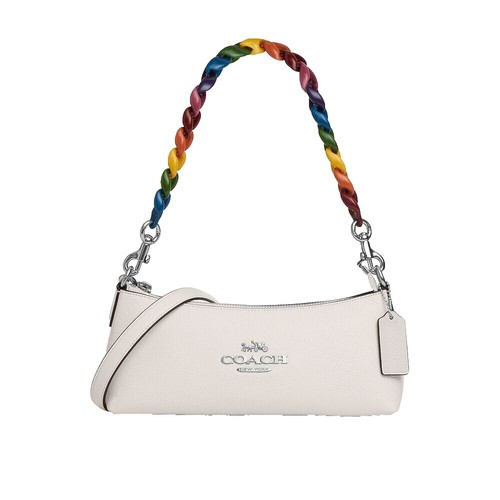 M+RC Noir Ghost Rainbow PVC Bag Black Transparent Shoulder Bag