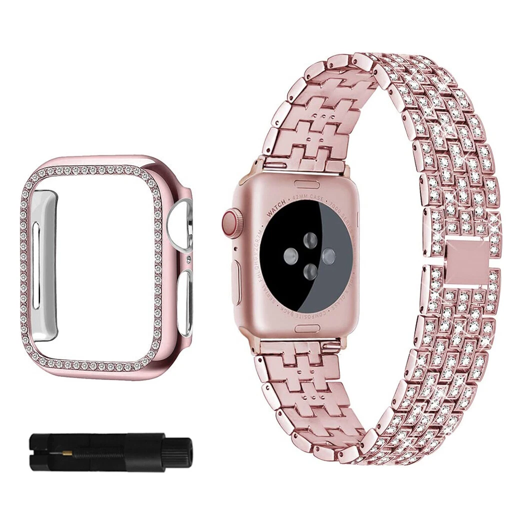 Crystal Bling Band Case iWatch Strap For Apple Watch Ultra Series