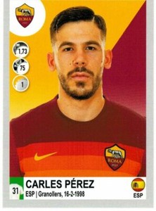 CALCIATORI PANINI 2020-2021 FIGURINA N. 418 CARLES PEREZ