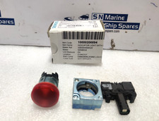 Siemens 3S3B 644-6BA20 Round Red Indicator Light AC/DC 24