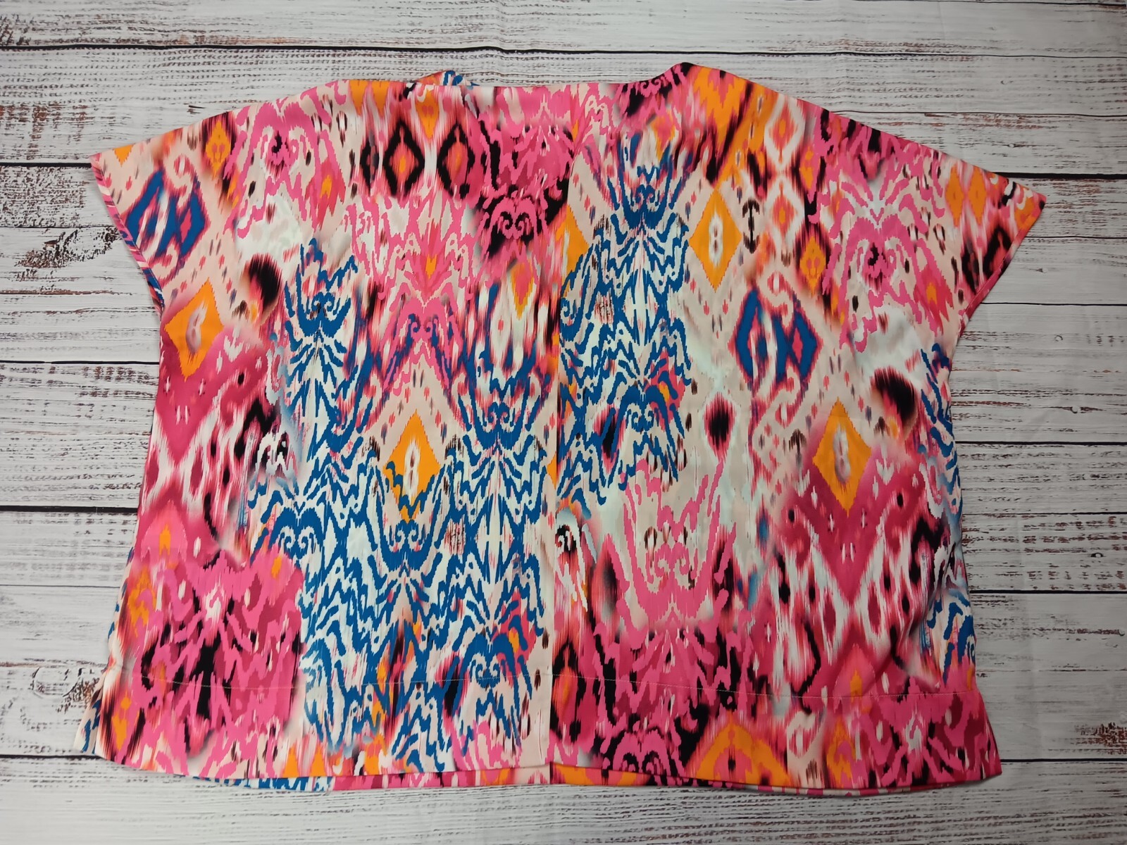 Chicos Blouse Woman's O Small Dolman Split Neck  … - image 2