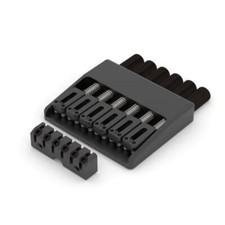 Hipshot 4H600B-LP 6 String Headless Hardtail Guitar Bridge With Low Pro Headpiec