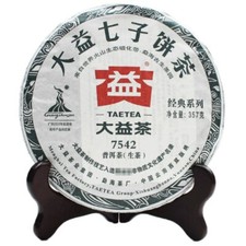 Puerh Classic 7542 Puer 2010 Yunnan Menghai Dayi Raw Pu'er Tea Cake 357g TAETEA